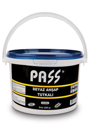 PASS Beyaz Ahşap Tutkalı 3000 GR ( 3 KG )