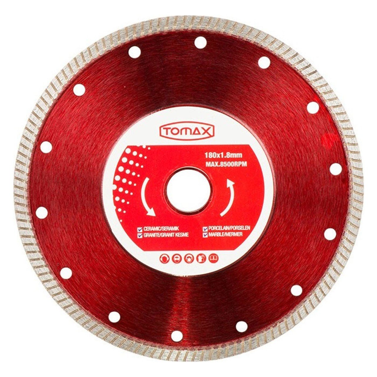 Tomax Serami̇k Fayans Grani̇t Kesi̇ci̇ Hassas İnce 125 X 1.3 X 22 mm 