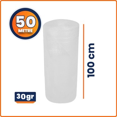 Balonlu Patpat Naylon 100 Cm X 50 Metre = 50 M2 - Paketleme Ambalaj Naylonu