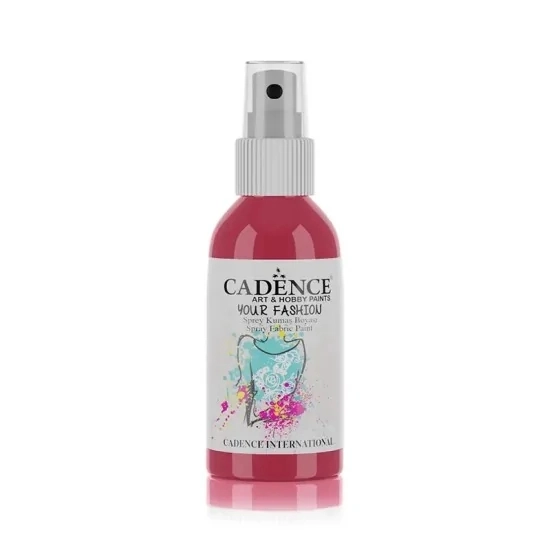 Cadence Your Fashi̇on Sprey Kumaş Boyası 100 ml - Kırmızı 