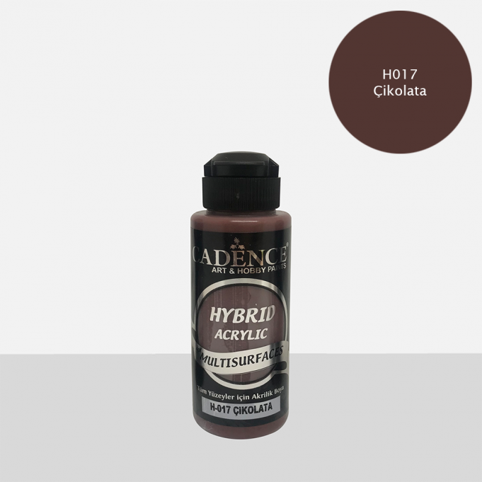 Cadence Multi̇surface Hybri̇d Akri̇li̇k Boya - Çikolata 120 ml 