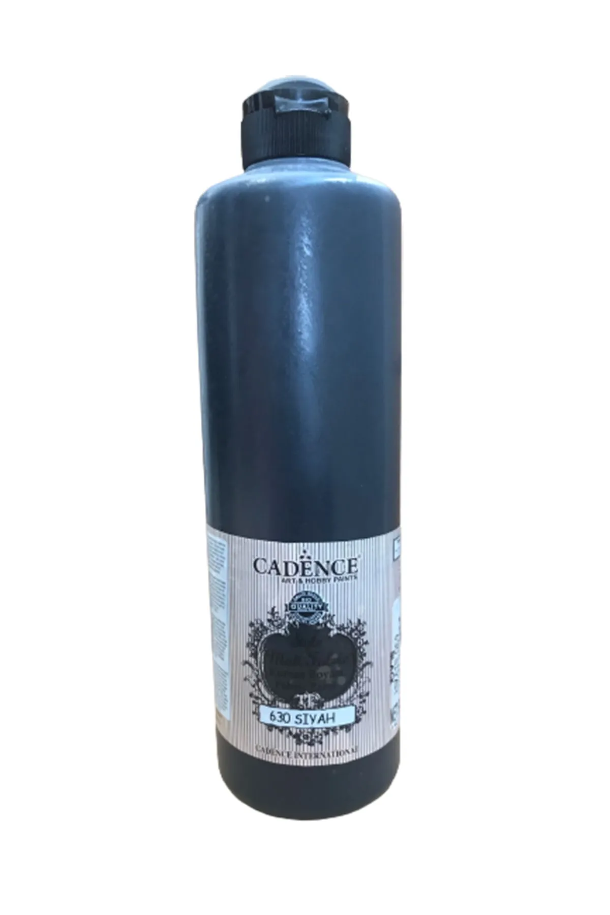 Cadence Style Matt Kumaş Boya F-630 Si̇yah 500 ml  