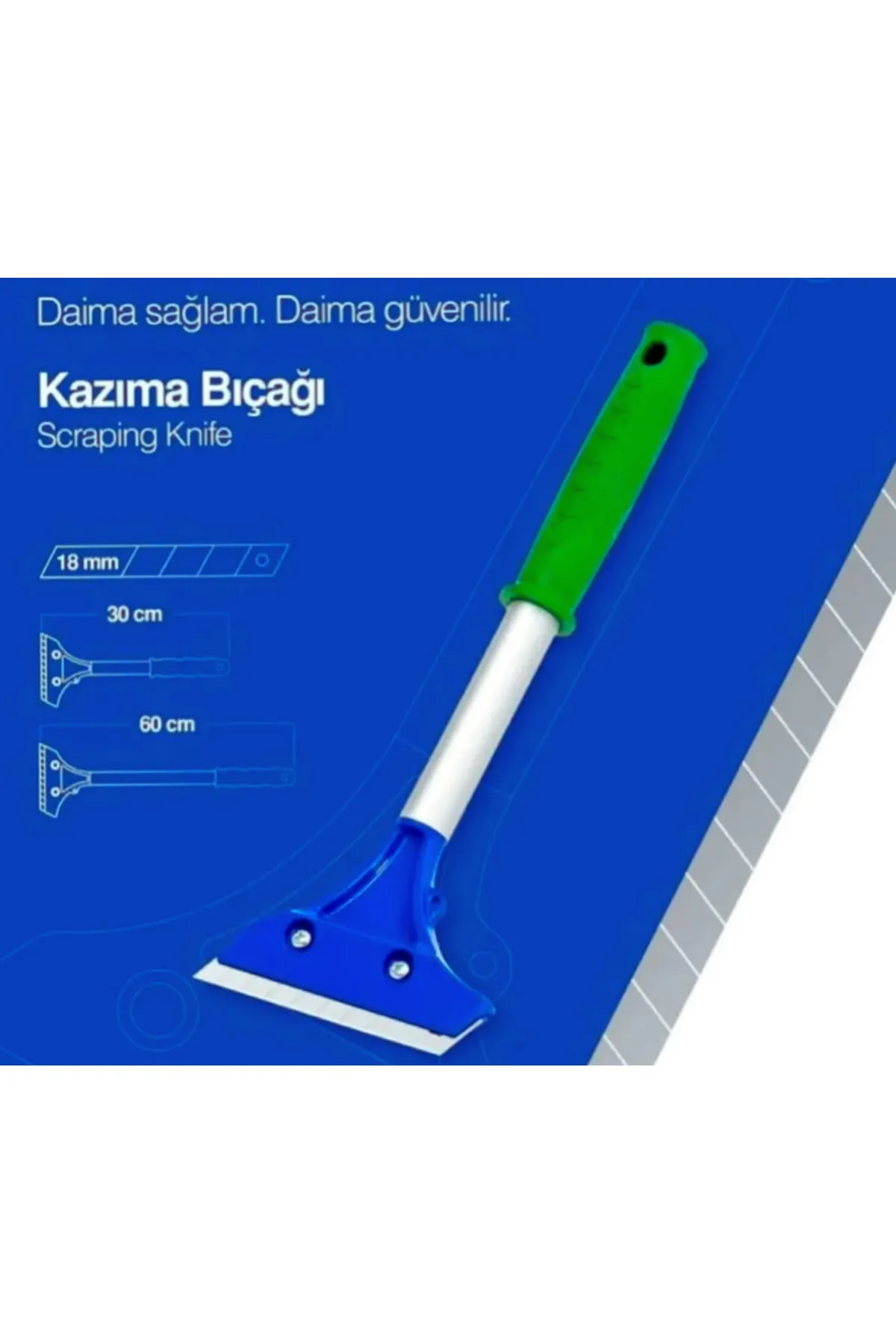 Yenal Profesyonel Alümi̇nyum Kazıma Bıçağı 30 cm