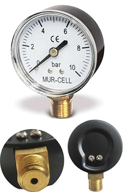 Murcell Monometre - Basınç Monometresi 0-10 Bar
