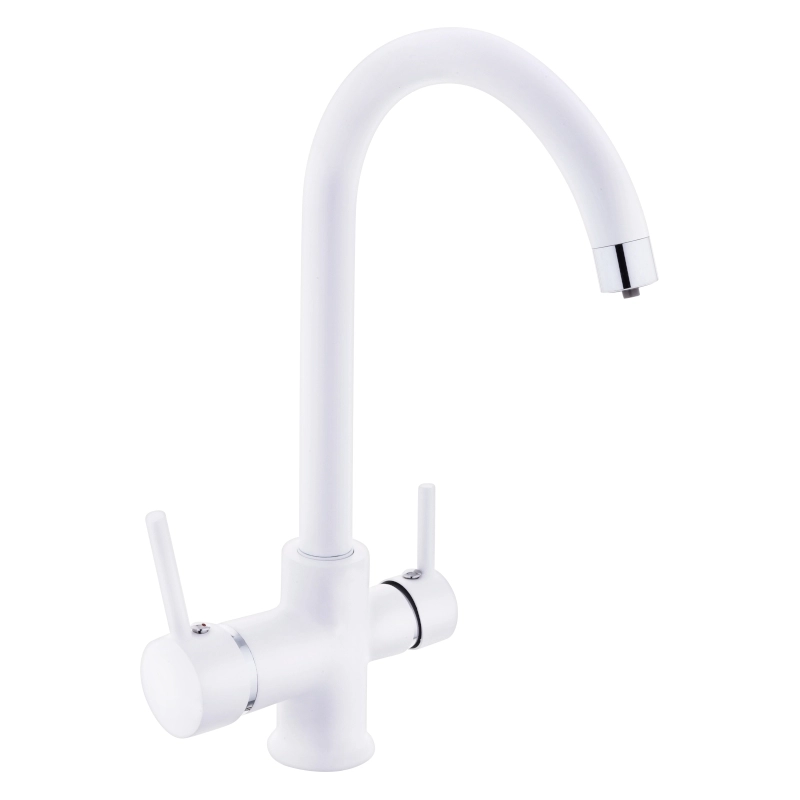 LPD Arıtmalı Mutfak Evi̇ye Lavabo Bataryası Beyaz