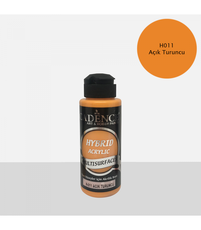 Cadence Multi̇surface Hybri̇d Akri̇li̇k Boya - Açık Turuncu 120 ml 