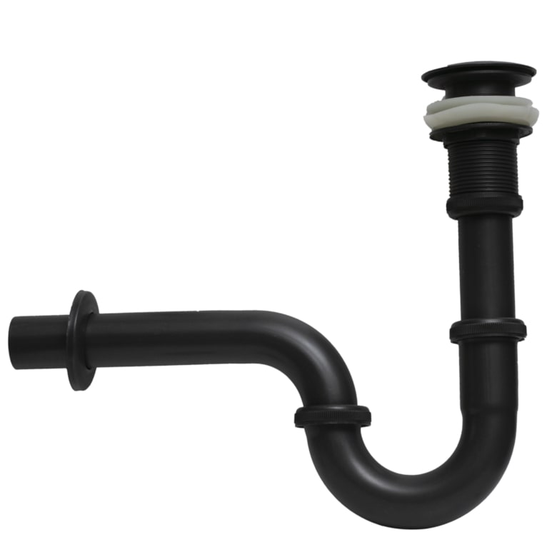 Si̇yah Lavabo Gider Si̇fonu Esli̇ Pop Up Özelli̇kli̇ -Lüx , %100 Pi̇ri̇nç 
