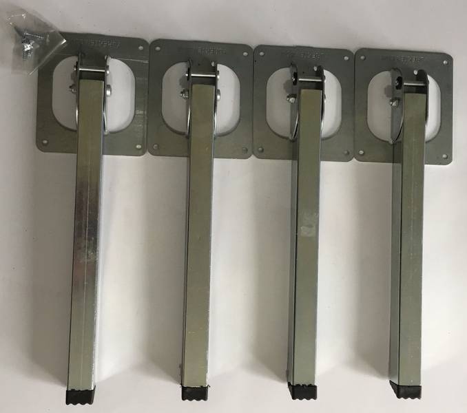 Metal Katlanabilir Sofra Masa Ayağı 50 cm ( 4 Adet ) + Vidaları 