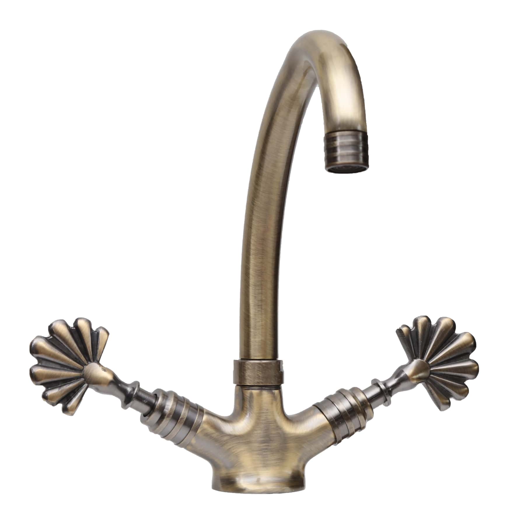 Tavroz Anti̇k Kuğu Eviye Lavabo Bataryası (Lüx , %100 Pi̇ri̇nç) 