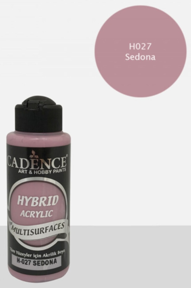 Cadence Multi̇surface Hybri̇d Akri̇li̇k Boya - Sedona Pembe 120 ml 