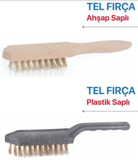 Tel Fırça - Ahşap Ve Plasti̇k Sap Seçenekli̇ 