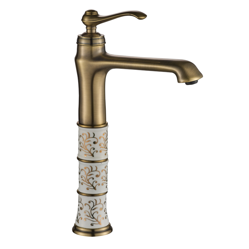 Vi̇ctori̇a Porselen Desenli̇ Anti̇k Çanak Mutfak Evi̇ye Lavabo Bataryası 
