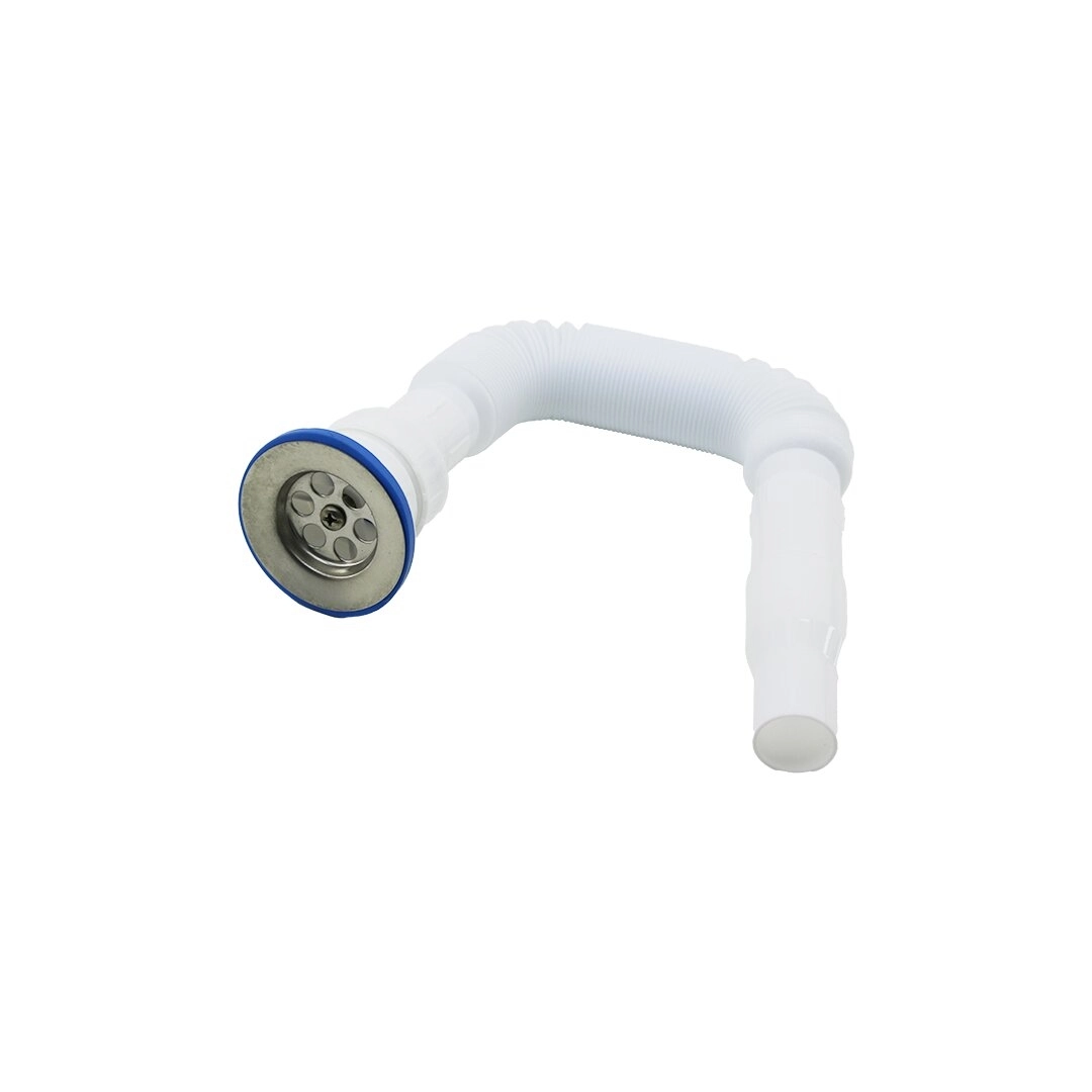 Özbest Rekorlu Körüklü Lavabo Si̇fonu Paslanmaz + Adaptör Conta 