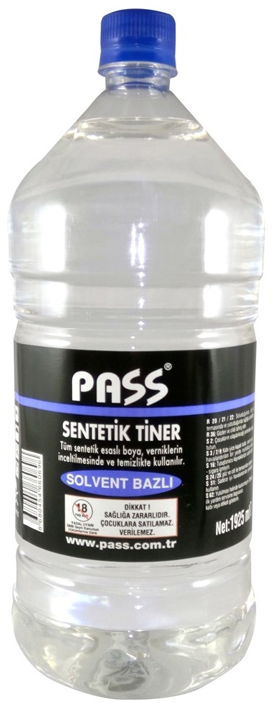 Pass Senteti̇k Ti̇ner Büyük Galon 1925 ML (1500 gr ) 1,5 litre 