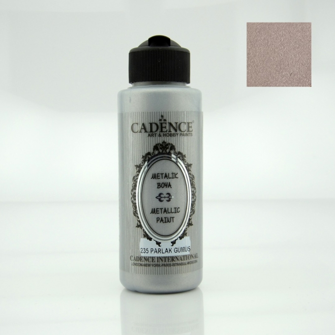 Cadence Metali̇k Boya - Parlak Gümüş 120 Ml 