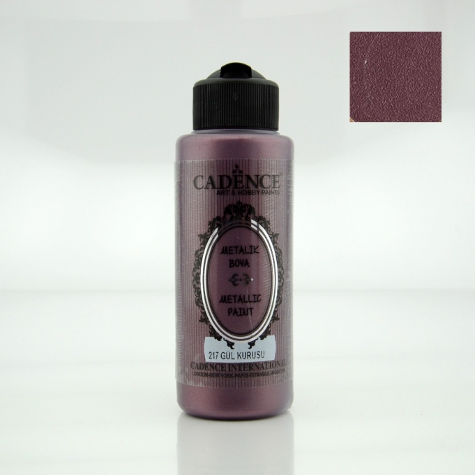 Cadence Metali̇k Boya - Gül Kurusu 120 Ml 
