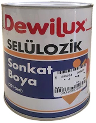 Dewi̇lüx Sonkat Selülozi̇k Boya 2,5 Li̇tre Mat Si̇yah