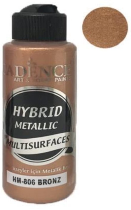 Cadence Multi̇surface Hybri̇d Metali̇k Boya - 806 Bronz 120 ml 