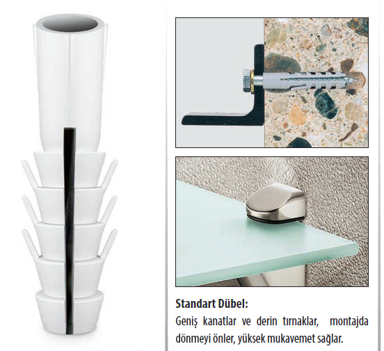 Standart Vi̇da Dübeli̇ 6 mm ( 1000 Adet ) 