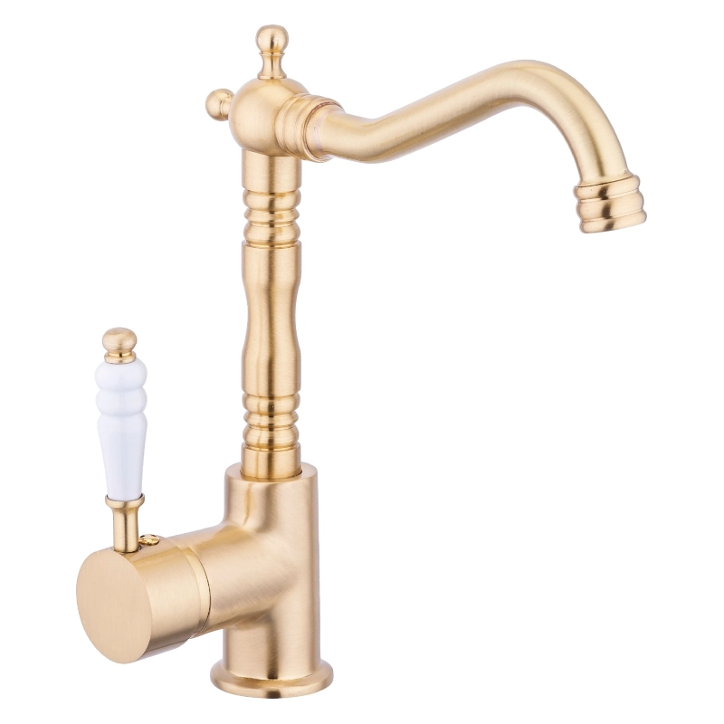 LPD Luna Te Mix Lavabo Bataryası Mat Gold