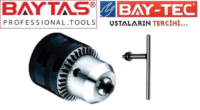 Bay-Tec Anahtarlı Mandren 13 mm - 1/2
