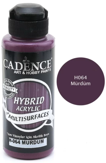 Cadence Multi̇surface Hybri̇d Akri̇li̇k Boya - Mürdüm 120 ml 