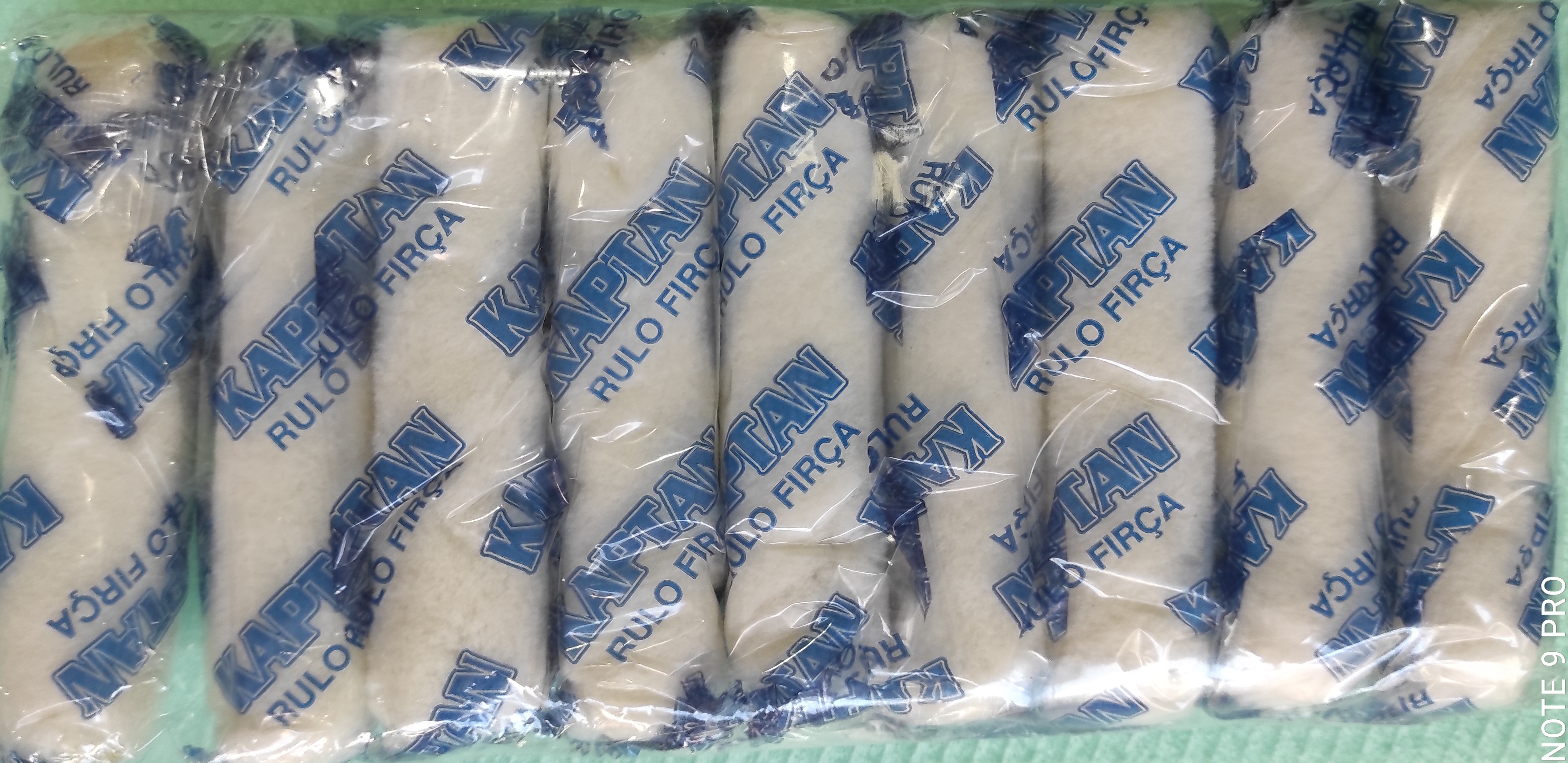 Kaptan Moher Kadi̇fe Parmak Rulo Yedek Ucu 10 cm ( 10 Adet ) 