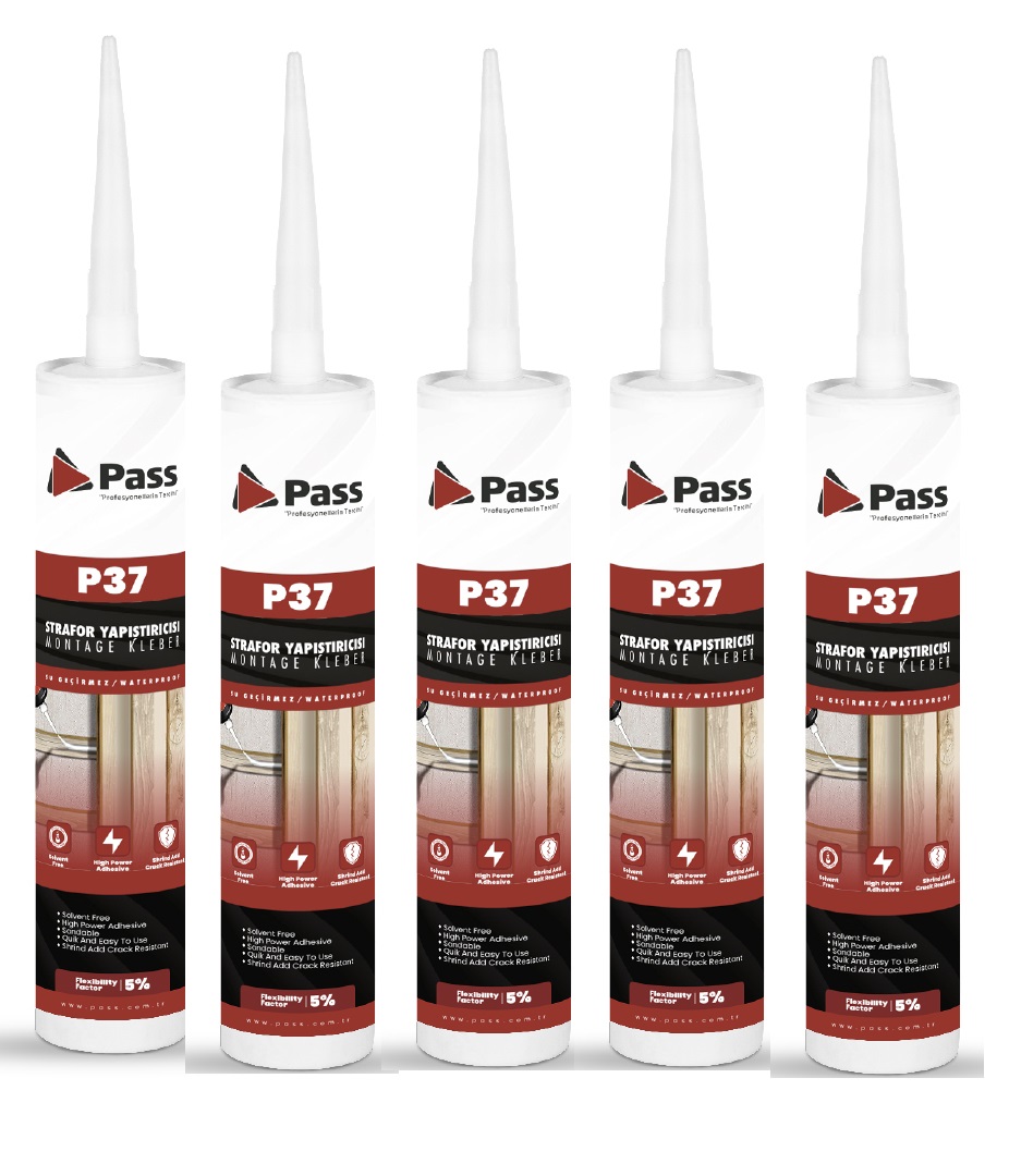 Pass Strafor & Kartonpi̇yer Yapıştırıcısı 480 Gr (5 Adet)