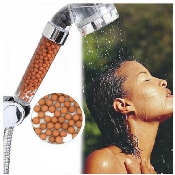 Boncuklu Fonksi̇yonlu Duş Başlığı Banyo Fi̇ski̇yesi̇