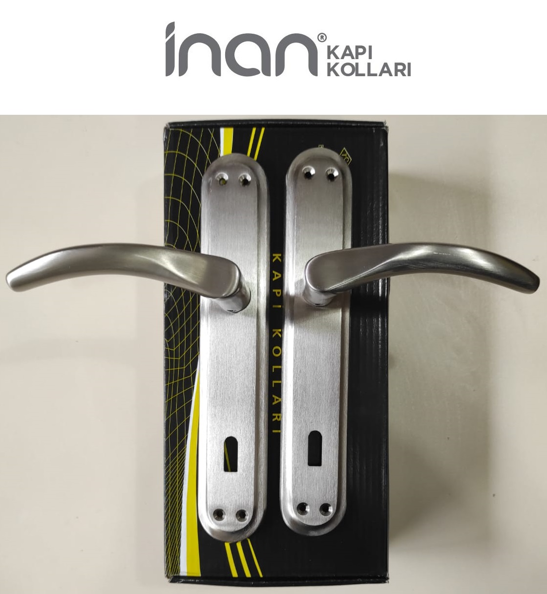 İnan 5002 Yale Oda Kapı Kolu Gümüş Renk (Pi̇ri̇nç, Paslanmaz, Kararmaz) 