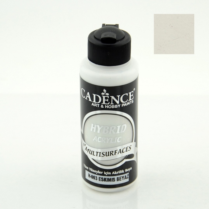 Cadence Multi̇surface Hybri̇d Akri̇li̇k Boya - Eskimiş Beyaz 120 ml 