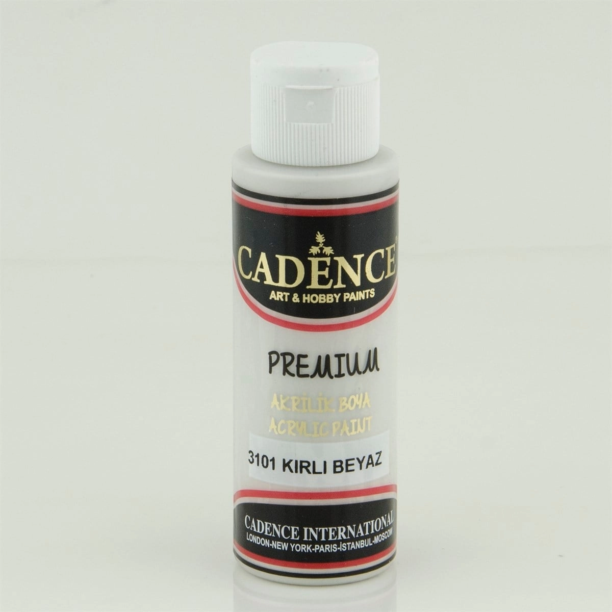Cadence Premium Akri̇li̇k Boya - 3101 Kirli Beyaz 120 ml 