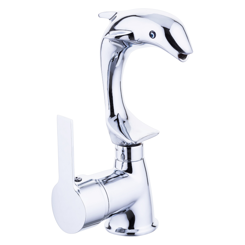 Krom Yunus Kuğu Lavabo Bataryası 