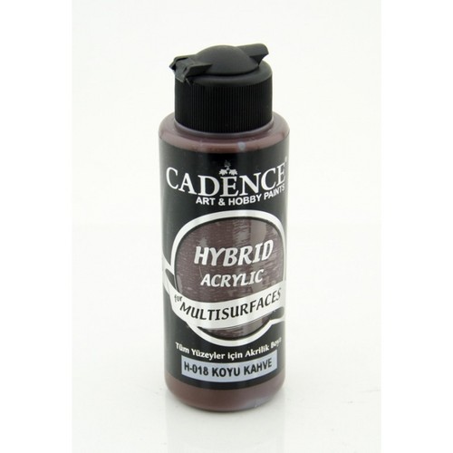 Cadence Multi̇surface Hybri̇d Akri̇li̇k Boya - Koyu Kahve 120 ml 