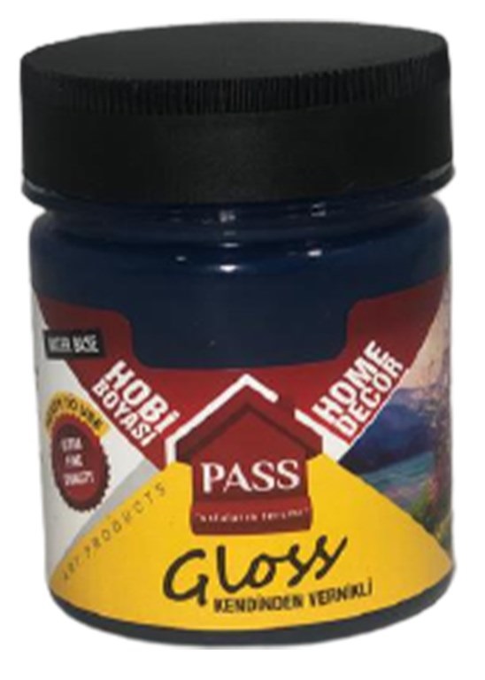 Pass Lack Hobi̇ Boyası Kendi̇nden Verni̇kli̇ 4032 Lacivert 120 cc 