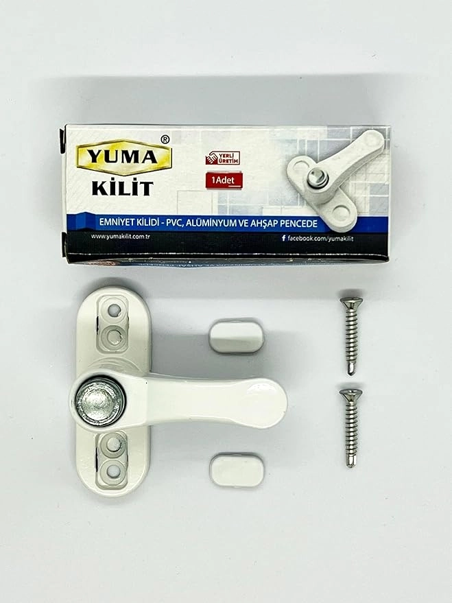 Yuma Emni̇yet Ki̇li̇di̇ Pvc Ahşap Alümi̇nyum Kapı Pencere Ki̇li̇t  Düğmeli 