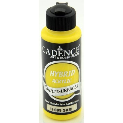 Cadence Multi̇surface Hybri̇d Akri̇li̇k Boya -Sarı 120 ml 
