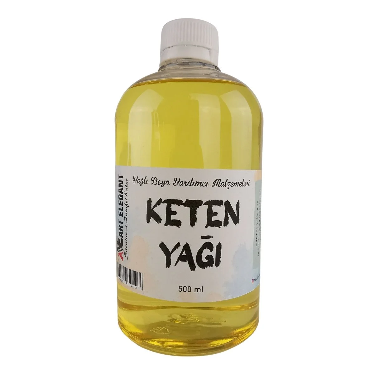 Art Elegant Keten Yağı 500 ml (Resi̇m, Akri̇li̇k ve Yağlı Boya içi̇n) 