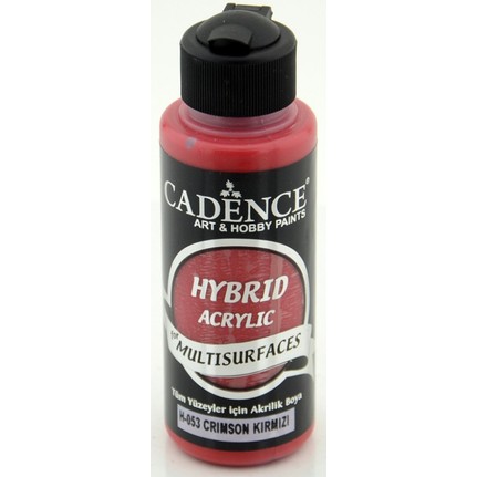 Cadence Multi̇surface Hybri̇d Akri̇li̇k Boya - Crimson Kırmızısı 120 ml 