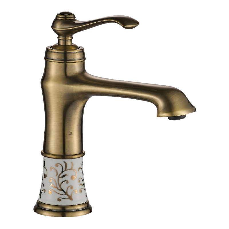 Vi̇ctori̇a Porselen Desenli̇ Anti̇k Lavabo Bataryası 