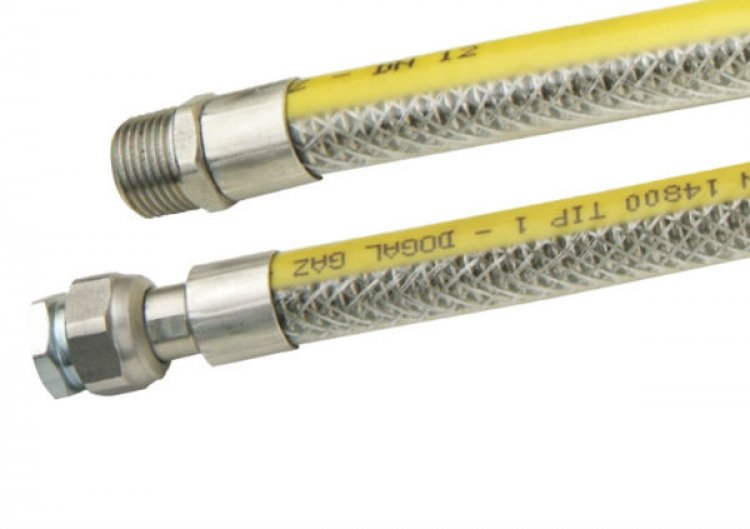 Gassa Doğalgaz Ocak Fırın Flexi̇ Hortumu (50-75-100-125-150-200 cm)
