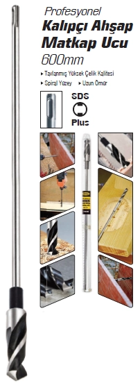 Baytaş Profesyonel Kalıpçı Ahşap Matkap Ucu Sds 24 X 600 mm 