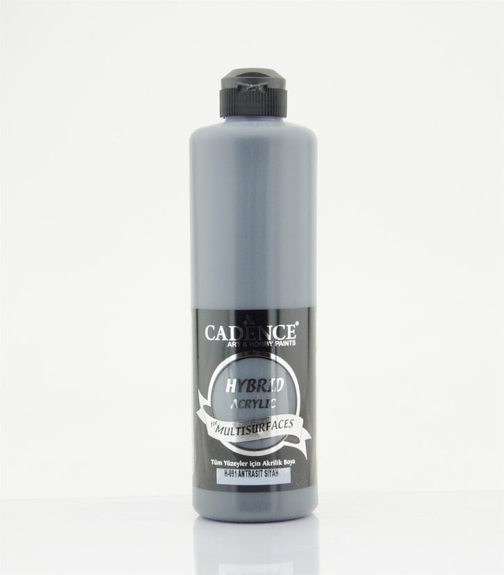 Cadence Multi̇surface Hybri̇d Akri̇li̇k Boya - Antrasit Siyah 500 ml 