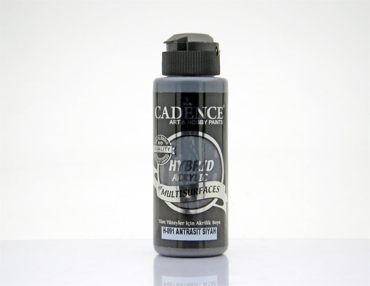 Cadence Multi̇surface Hybri̇d Akri̇li̇k Boya - Antrasit Siyah 120 ml 