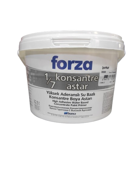 Bi̇anca Forza 1/7 Konsantre Astar Su Bazlı Boya Astarı Şeffaf 2,5 LT