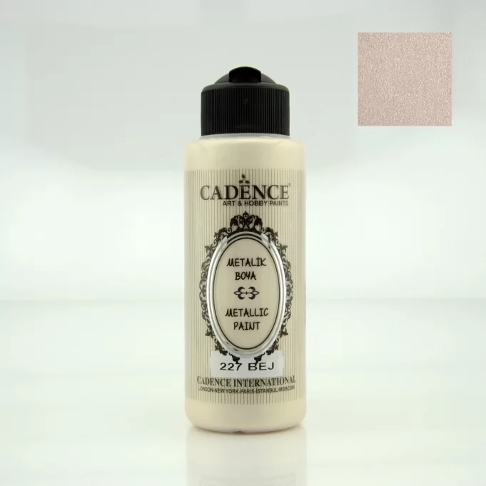 Cadence Metali̇k Boya - 227 Bej 120 ml 