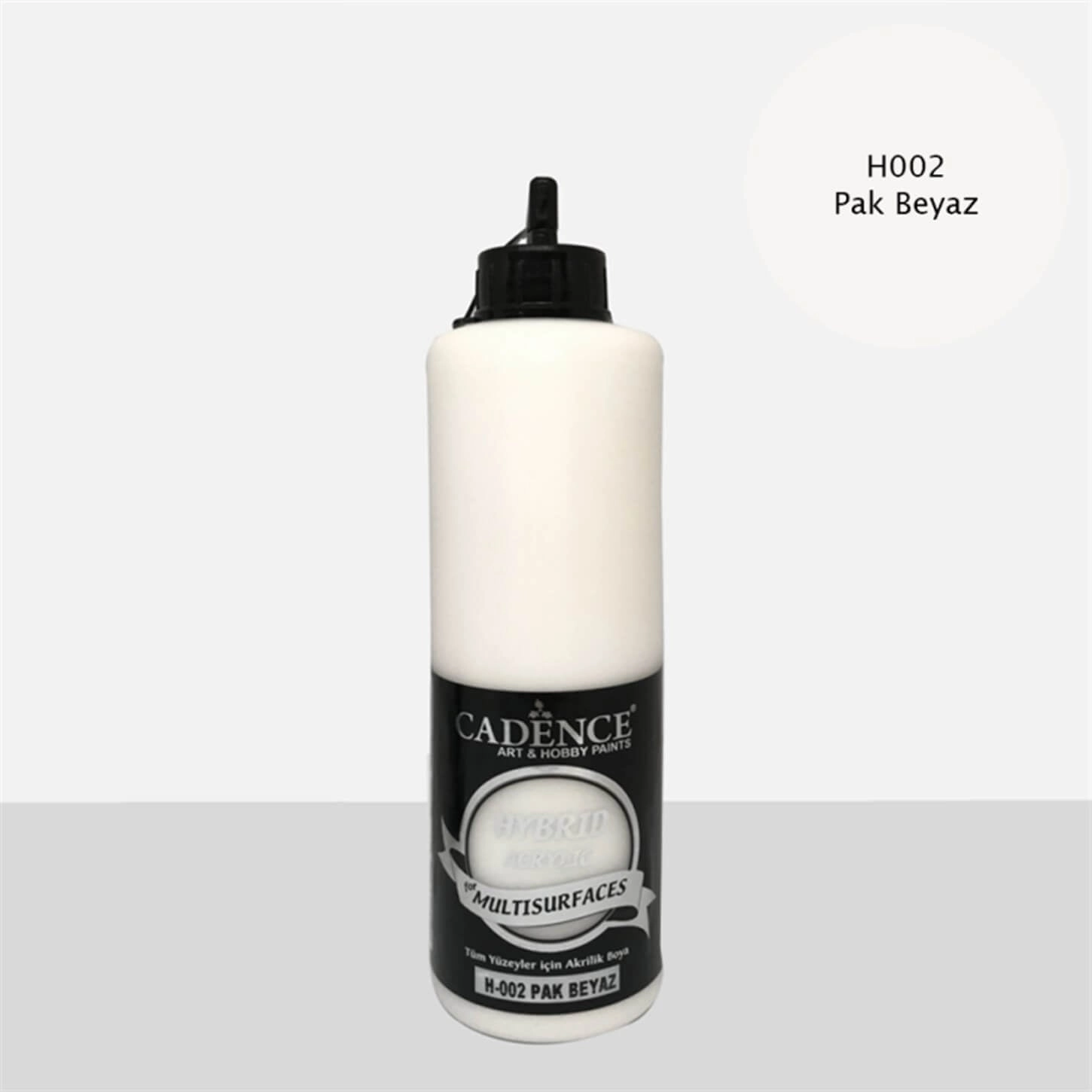 Cadence Multi̇surface Hybri̇d Akri̇li̇k Boya - 002 Pak Beyaz 500 ml 