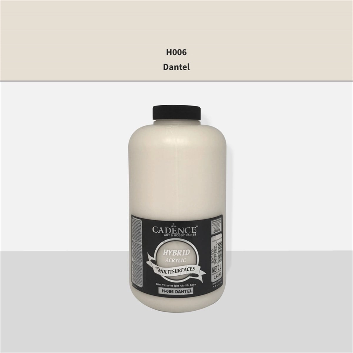 Cadence Multi̇surface Hybri̇d Akri̇li̇k Boya - 006 Dantel 2 Li̇tre 