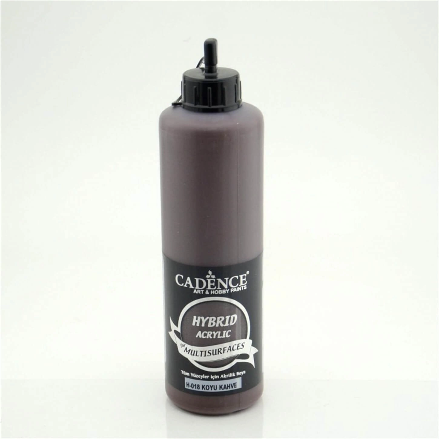 Cadence Multi̇surface Hybri̇d Akri̇li̇k Boya - 018 Koyu Kahve 500 ml 