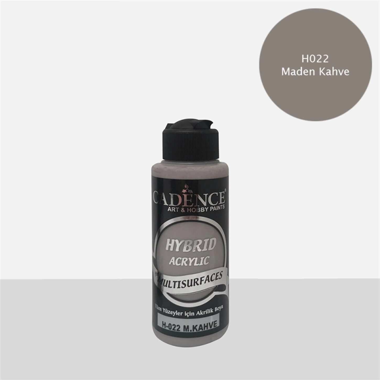 Cadence Multi̇surface Hybri̇d Akri̇li̇k Boya - Maden Kahve 120 ml 